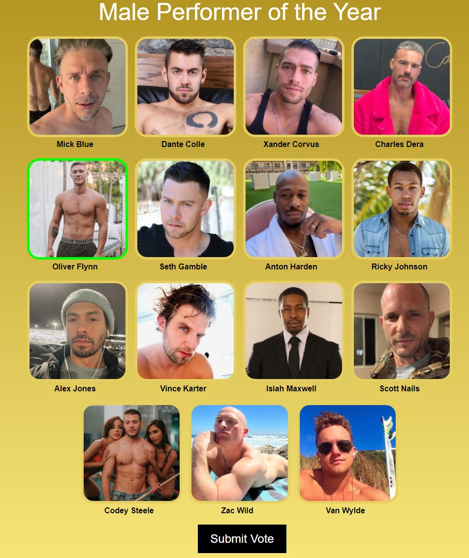 Voting Now Open for 2024 @XBIZ Awards 🗳️➡️xbizawards.xbiz.com/polls/ @MickBluexxx @HippieGQ_ @XCorvus777 @mrstudshit @OliverFlynnVIP @sethgamblexxx @antonharden704 @Rickybehavior @AJonesXXX @Vincexxxx @isiahmaxwell @Scottnails4 @CodeyXXXSteele @ZacWildxxx @VanWyldexxx