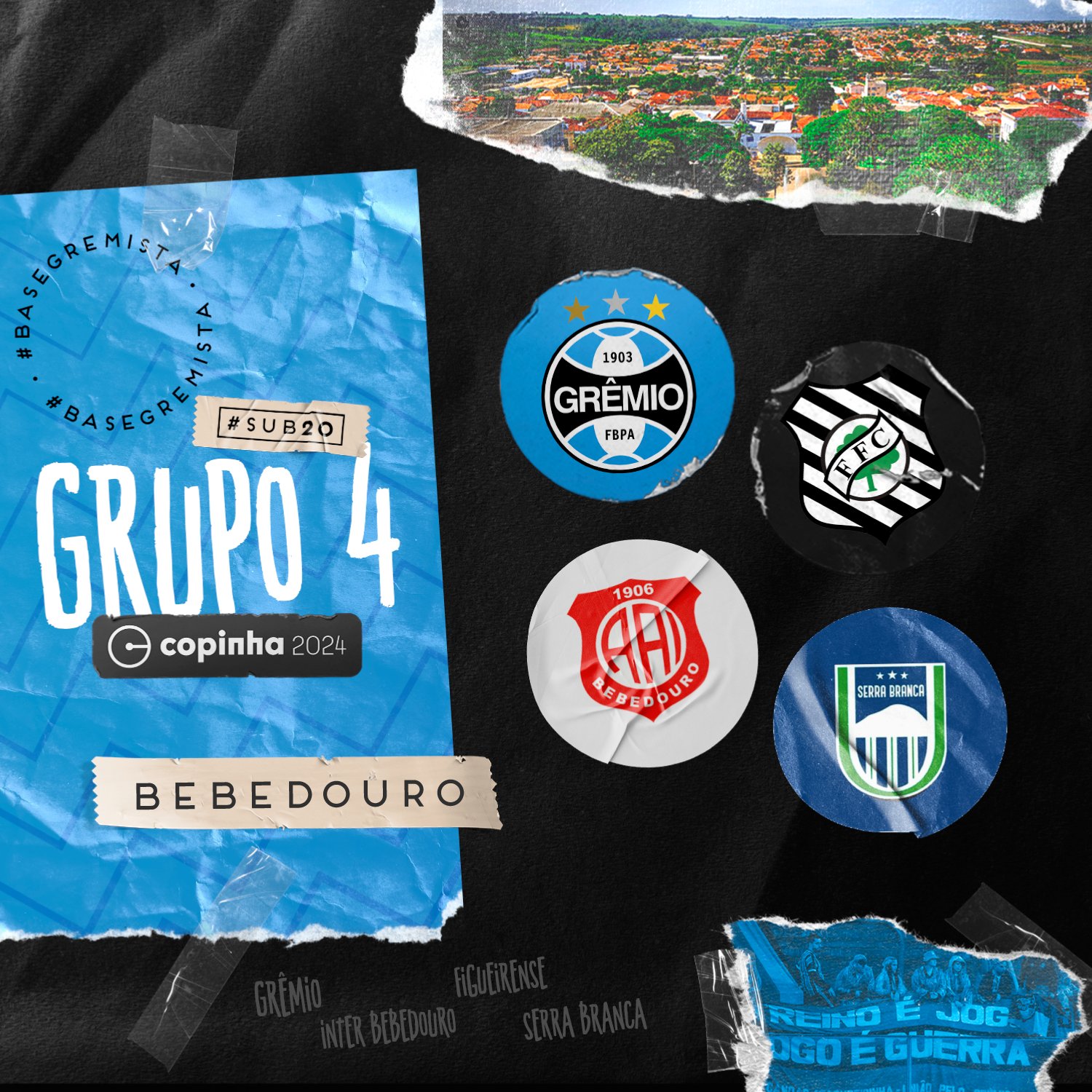 Grêmio conhece sede e grupos da Copa São Paulo 2024