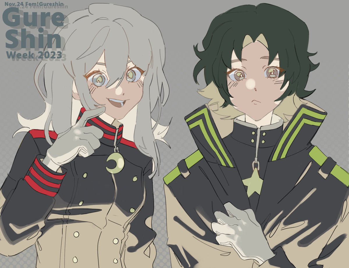 #gureshinweek2023 Prompt: Fem! Gureshin 
Might be my favorite one I did 🥳