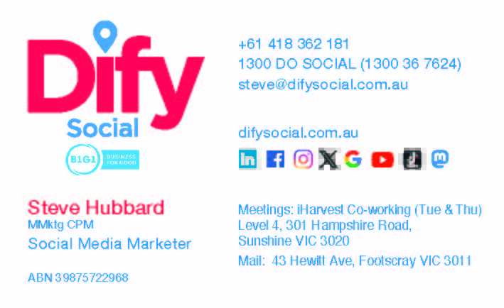 DifySocial's tweet photo. It was high time for a run of new @DifySocial business cards! ๐ชช Thank you Adrian at Minuteman Press @FootscrayPrint ๐
#supportlocal #smallbusiness #difysocial ๐ https://t.co/QUNtl1EQDX ๐ฑ 1300 DO SOCIAL (1300 36 7624) ๐ง marketer@difysocial.com.au https://t.co/9wplpnu6x3