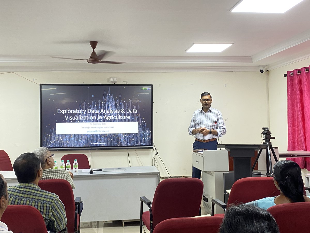 PSIT_TNAU's tweet photo. TWT#33 PS&amp;IT, AEC&amp;RI, TNAU Coimbatore - AICTE ATAL FDP on DSA - Day #2 - 21 Nov 2023- Session 3 - Data Exploration and Visualization - Dr. Gajendra Babu, @chloropy @Gajendra_BB #Python  #DataScience #dataviz @AICTE_INDIA #atalacademy https://t.co/aUHyjyIKBi