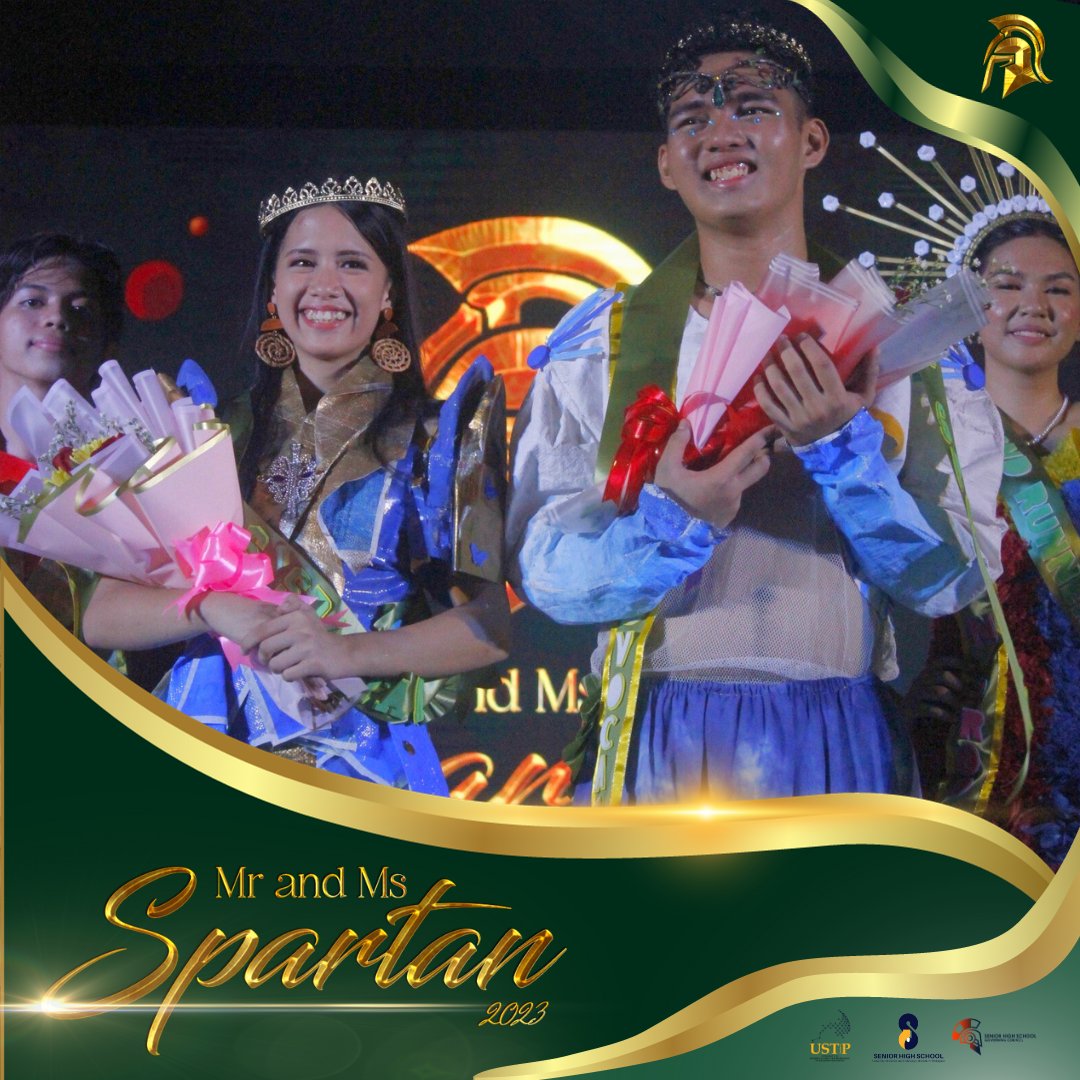 ssgcustp's tweet photo. 𝘾𝙊𝙉𝙂𝙍𝘼𝙏𝙐𝙇𝘼𝙏𝙄𝙊𝙉𝙎, 𝙈𝙧. &amp; 𝙈𝙨. 𝙎𝙥𝙖𝙧𝙩𝙖𝙣 2023! ✨👑

Tonight, we witnessed 24 of our fellow Spartans display a stunning resilience of beauty and power, yet only 2 had returned home with the crown. https://t.co/Qg90ROV68y