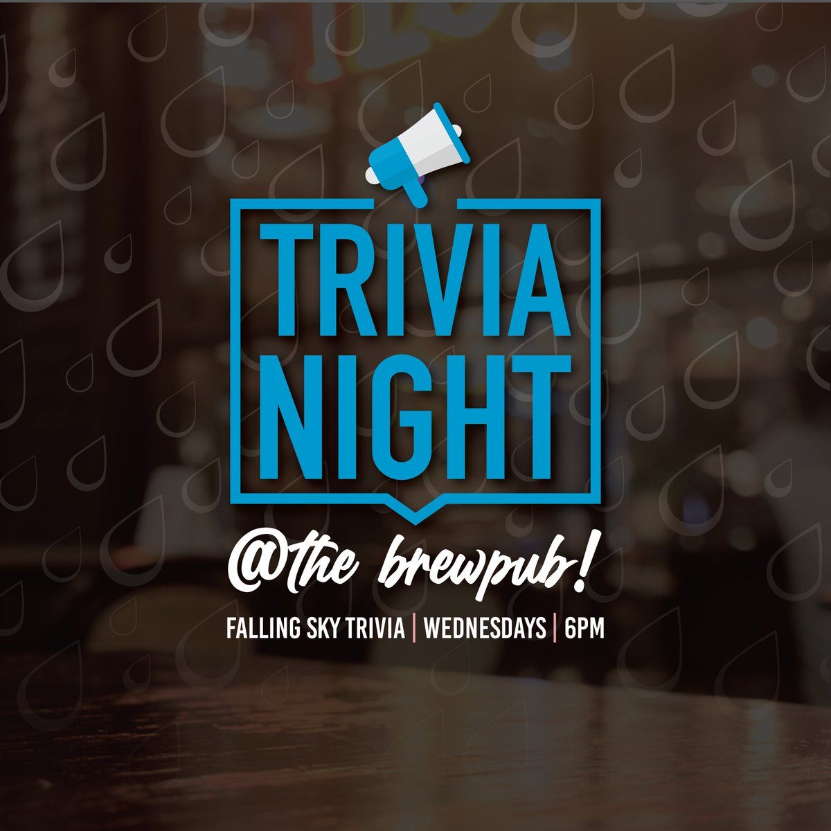 TRIVIA NIGHT TONIGHT AT THE PUB!
Come flex your trivia muscles, eat some good food, and drink some great beer!

When: Tonight starting at 6:00 p.m.
Where: The Pub - 1334 Oak Alley Eugene, OR 97401
_____
#PubFun #DowntownEugene #Eugene #LetitPOUR