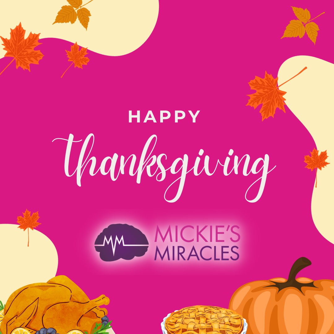 Today and every day, Mickie's Miracles is thankful for the strength of warrior babies and the love of their amazing parents. 

We wish our community a Thanksgiving filled with love, warmth, and countless blessings.