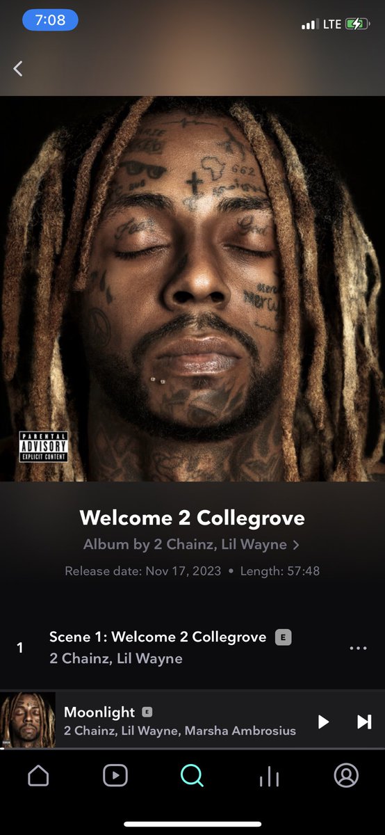 Crash_Bandecoot's tweet image. Whole album fire 🔥 #Welcome2Collegrove