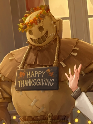 MikkytheHamster's tweet photo. i love how emma used kreacher's corpse as a decoration for thanksgiving https://t.co/5HUmdH0LUB