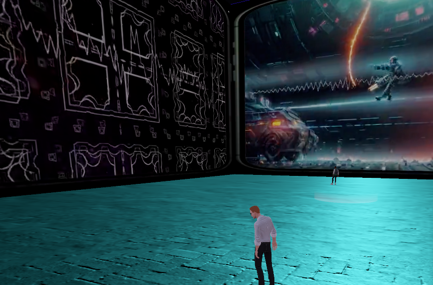 Sneak Peak of some of the visuals that will be happening at our <a href="/Spatial_io/">Spatial</a> @dancefightapp event on Friday 👀

Special thanks to <a href="/VoxBox_Official/">VoxBoxOfficial</a> for the build. Combine this w/ original dance moves and VSN Music and this is going to be an EPIC event.