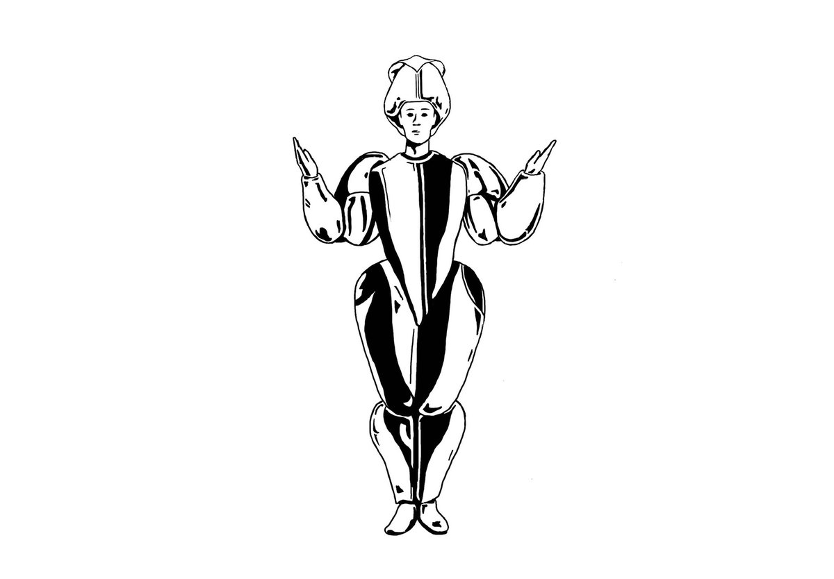 fern_g_p's tweet photo. Part 2:Flash drawings of figures from Oskar Schlemmer’s Triadisches Ballett.
Booking September and onward, be ready for an influx of drawings. Also currently open to customs!
#flash #tattooflash #tattoo #oskarschlemmer #triadischesballett https://t.co/ogsnB1pvU4