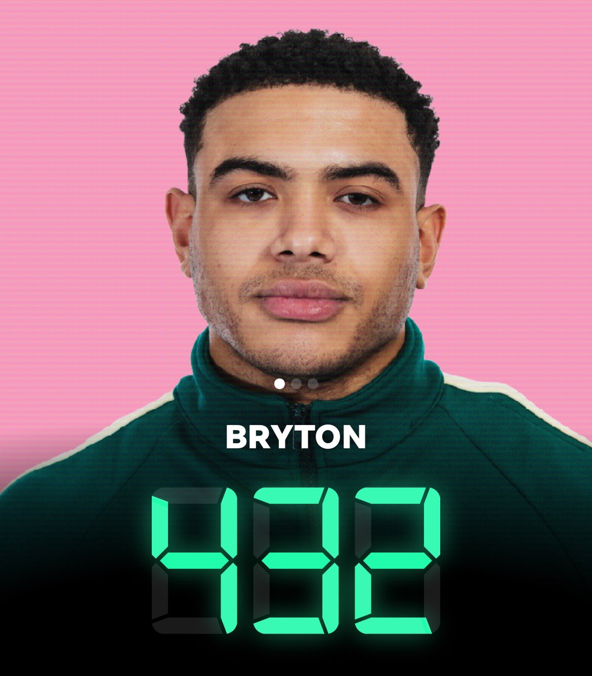 Bryton from Squid Game: The Challenge will be on Perfect Match 2