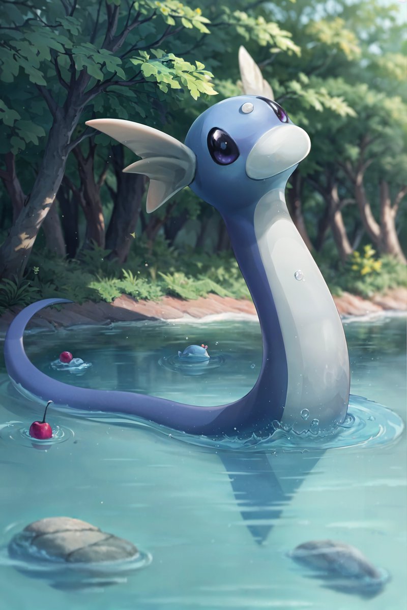 Second Dratini picture!
#Pokemon #AIArtwork #AIArtworks