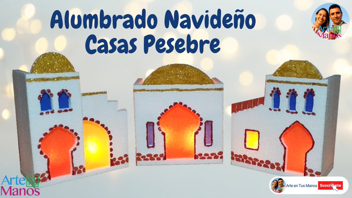 🔴Cómo Hacer CASAS Para PESEBRE y Para ALUMBRADO NAVIDEÑO, PARTE 2 - Fáci... youtu.be/H3_QOJxrDx4?si… a través de <a href="/YouTube/">YouTube</a>