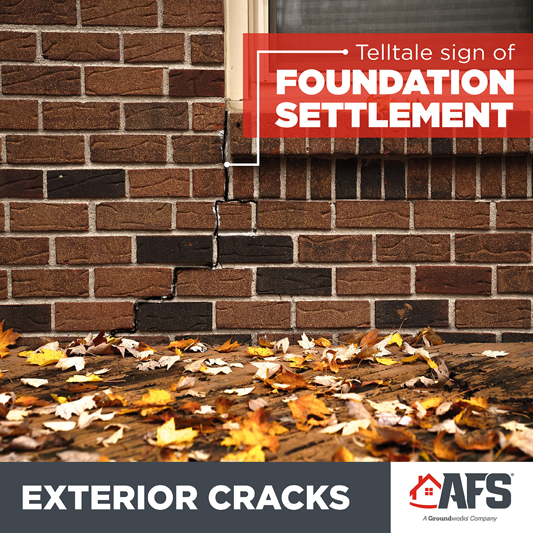 Exterior cracks starting to appear around your home? Cracks near windows are often a sign of foundation settlement.

#FoundationRepair #HomeImprovement #HomeBuild #ExteriorCracks