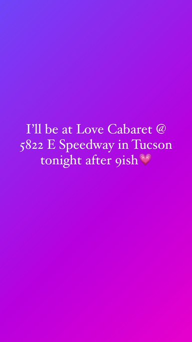 If you are in/nearby Tucson, AZ, please come in and say hi to me at work sometime! I&rsquo;ll be there tonight<a href="/tag/findom"class="tags"><span>#findom</span></a><a href="/tag/paypiggie"class="tags"><span>#paypiggie</span></a>