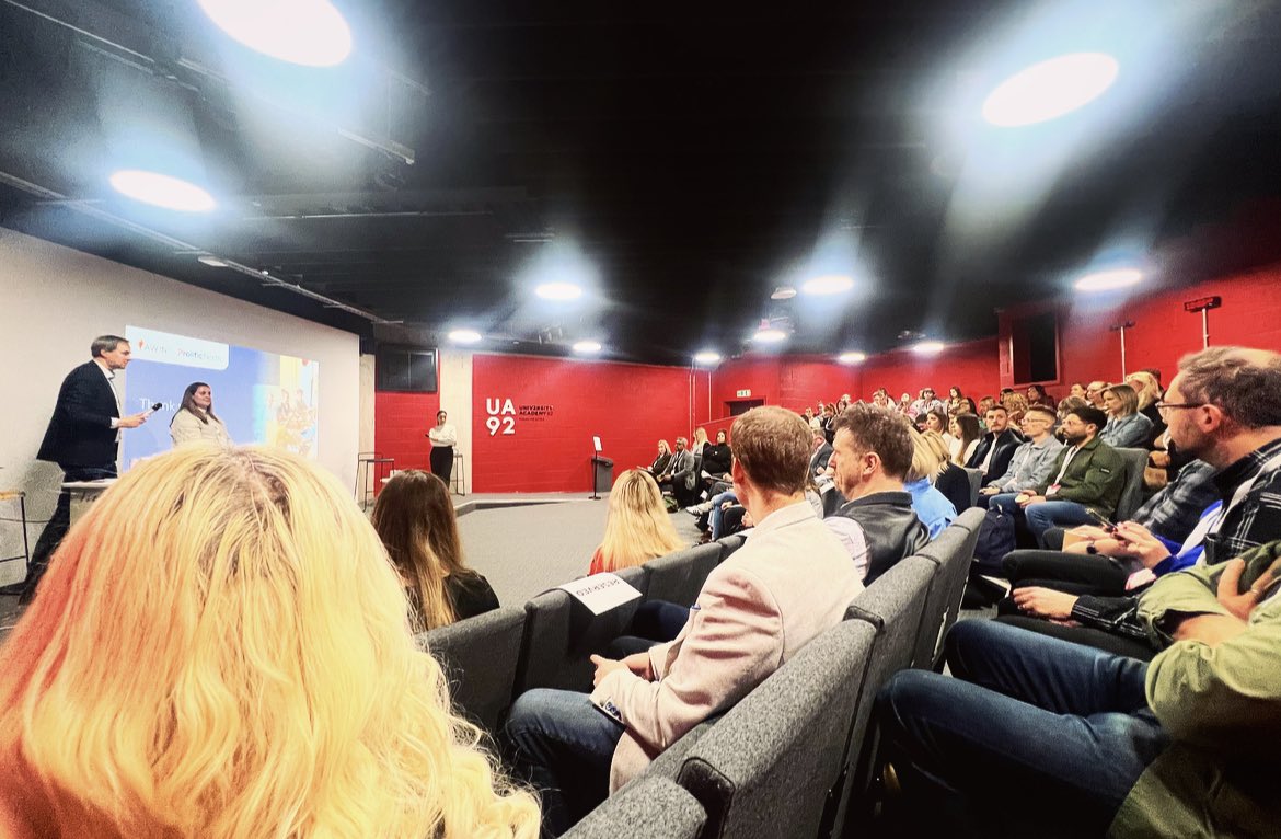 Today at #PNLive.  Thanks to all at <a href="/ProlificNorth/">Prolific North</a>