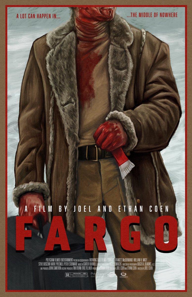 PosterEscape's tweet photo. Impressive poster for Fargo by @albertcollado__ 

#Fargo https://t.co/GRPTwAoW8H