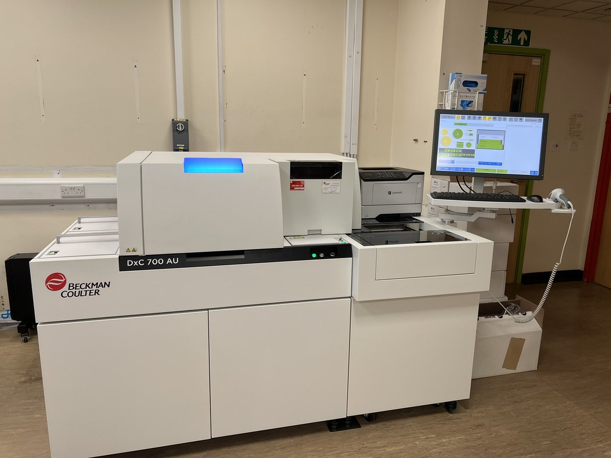 WestonLabMed's tweet photo. Automated Biochemistry have gone live with brand new analysers! This has had a significant change on reference ranges and sample requirements. Please see local details for further information https://t.co/U3QRc839JD