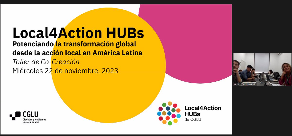En la #CumbreMercociudades tuvo lugar el taller Co-Creación Local4Action HUBs, del que participaron varias ciudades de la región y organizaciones internacionales. Se trató entre otros temas, las estrategias para desarrollar herramientas tecnológicas de acción ambiental.