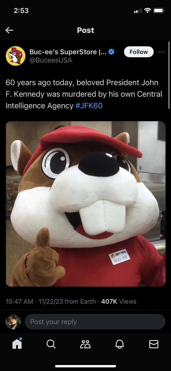 Mill Mic 5D's CURRENTLY ON HIATUS (@millenniummic) on Twitter photo Official <a href="/BuceesUSA/">Buc-ee's SuperStore | The Fun Store Lampoon</a> twitter account is on some shit that WE would make a joke about today
I’m so proud Official <a href="/BuceesUSA/">Buc-ee's SuperStore | The Fun Store Lampoon</a> twitter account is on some shit that WE would make a joke about today
I’m so proud