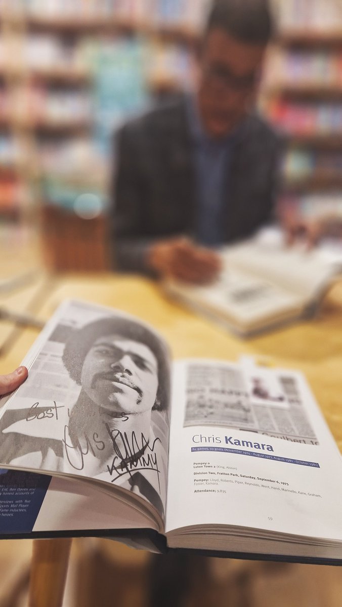 We cannot thank <a href="/chris_kammy/">Chris Kamara</a> enough for staying for FOUR HOURS to sign everybody's books. A gent and a national treasure. It was a real treat to welcome him to our bookshop. And enormous thank yous to everyone who visited today. It was a real pleasure to see everyone 😊