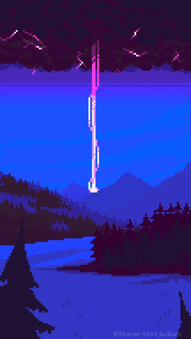 QRT with your clouds  #pixelart