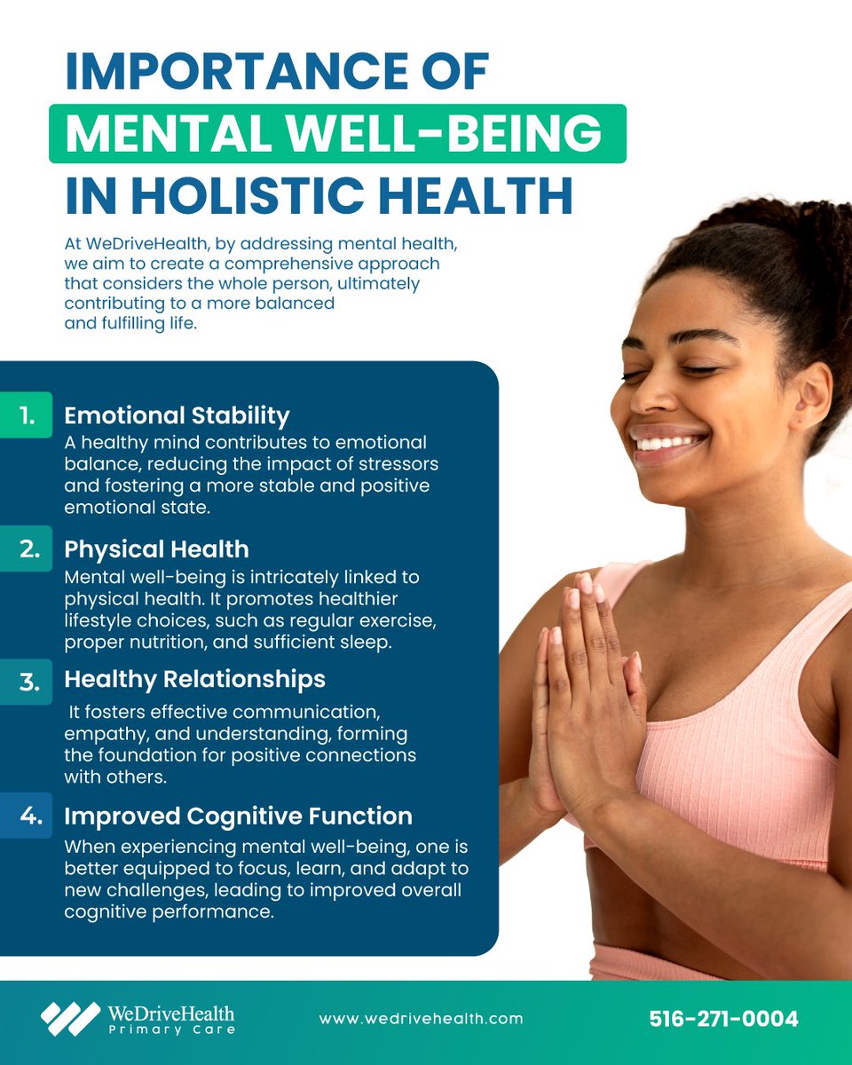 WeDriveHealth's tweet photo. Pause, breathe, and release the stress. 🌬️💙 Embrace serenity with us. Ready for a rejuvenating experience? 

Book your appointment now and step into a world of calmness. 
☎: 516-271-0004

#MondayBlues #StressCare #HealthCare #WeDriveHealth https://t.co/hZ9zcaJmhV