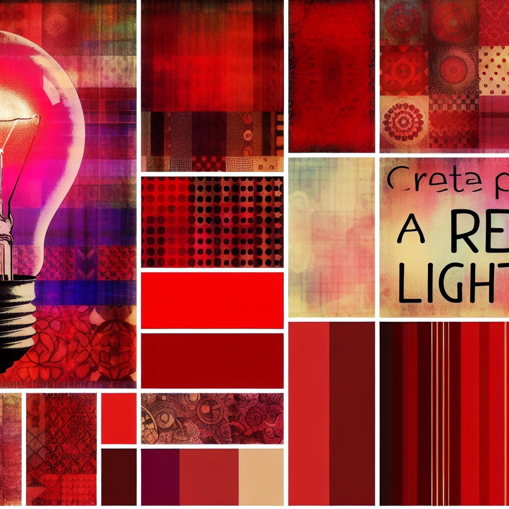 tunebotic's tweet image. Red Light [prompt: red light in the style of a collage]

#HumanAgain by #JorjaChalmers