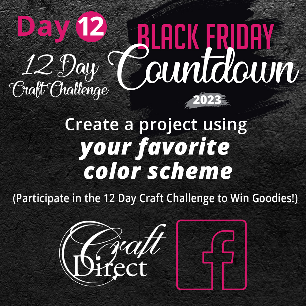Craft Challenge Day 12 Is HERE!
Now Is your chance to get into the craft room and get a chance to win goodies for it!
Comment Your Craft Project Below for a chance to win!