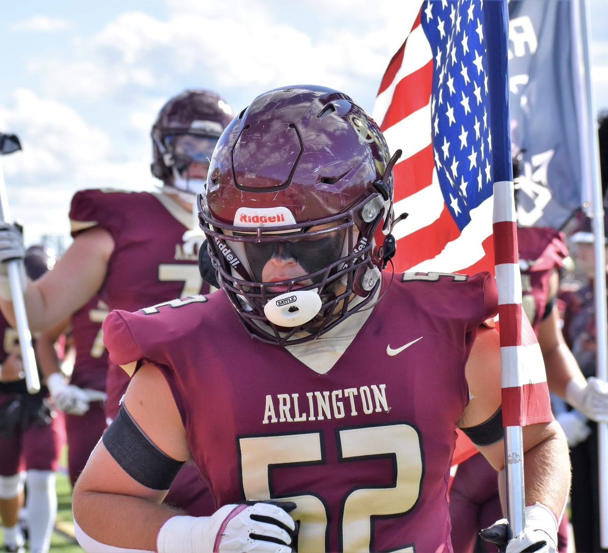 AdmiralFootball's tweet photo. Congratulation to 2024 TE/DT Joe McGann, 2024 OG/LB Jason Finn, and 2024 WR/DB Lucas Mackin on being named Section 1 Class AA All-Section. https://t.co/YdZxm2njms