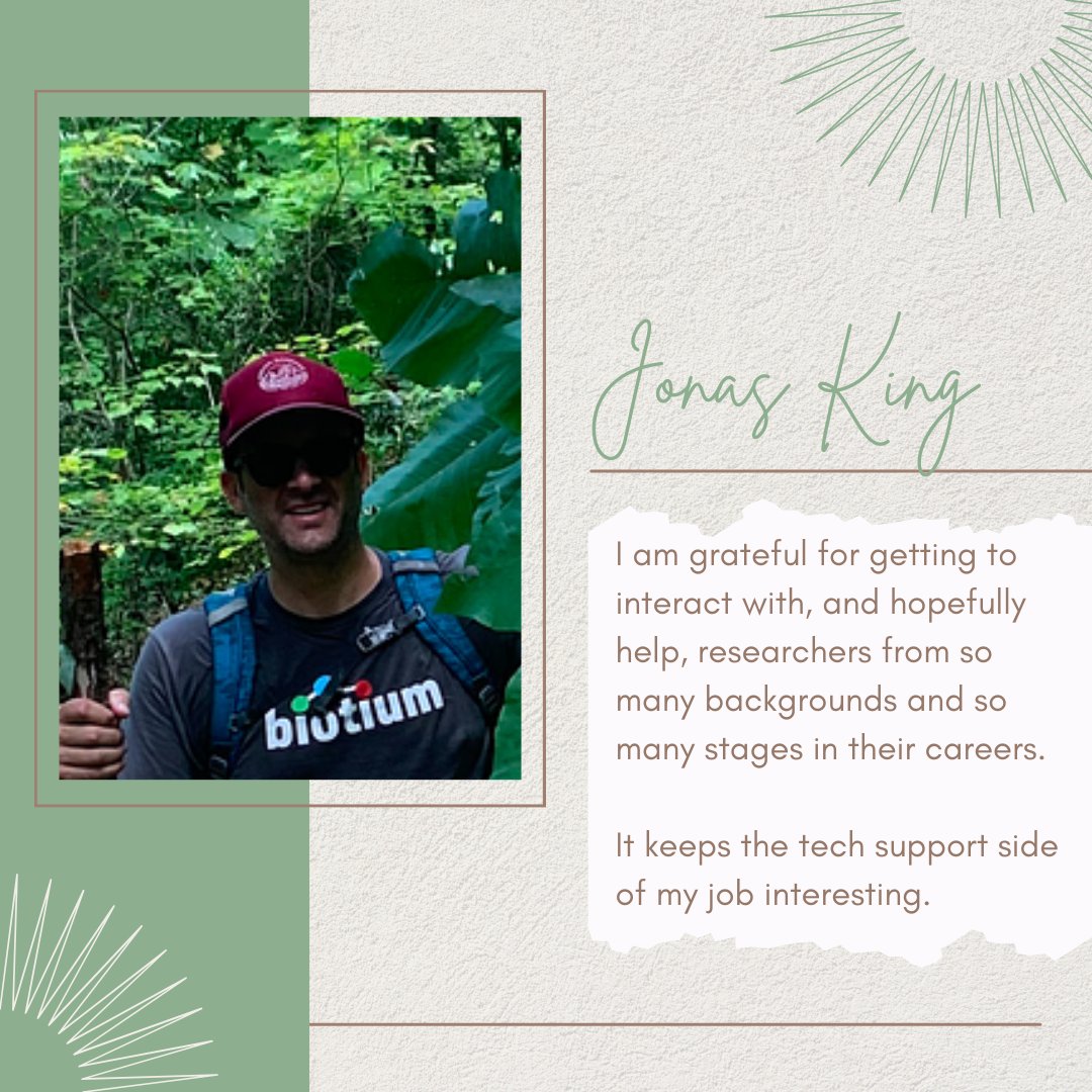 biotium's tweet image. We have lots to be #thankful for, but especially for you and all of your research questions! No inquiry is ever too difficult or goes unanswered with our helpful Tech Support team, and here's some aspects about their role that they appreciate. #sciencehelp #ilovemyjob #lablife