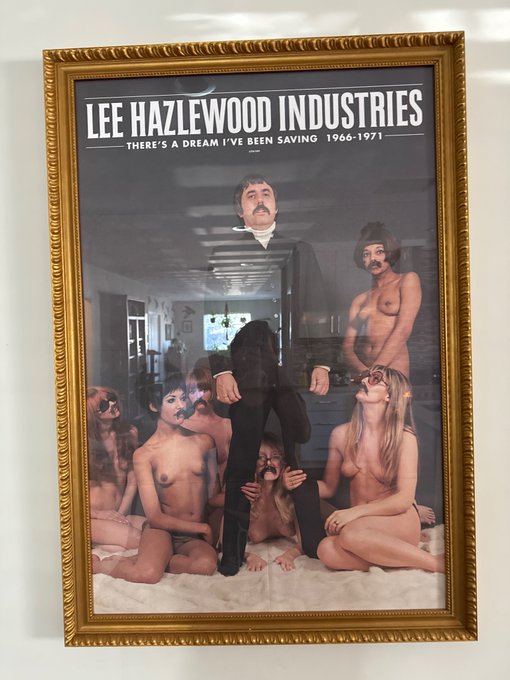 2 pic. I refused to take down all the nude posters and paintings for family. None of them of me they