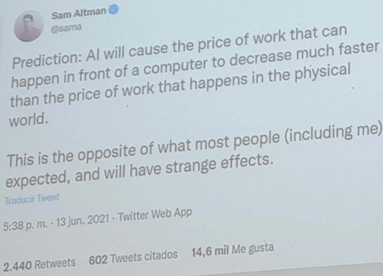 gioccy's tweet photo. Hace 3 años del Tweet, pero ahora lo visualizamos algunos, y muchos otros,  ni saben porqué... 🤦‍♂️ #IA #AI #InteligenciaArtificial #AndalucIA23 https://t.co/JRUx01vSNi