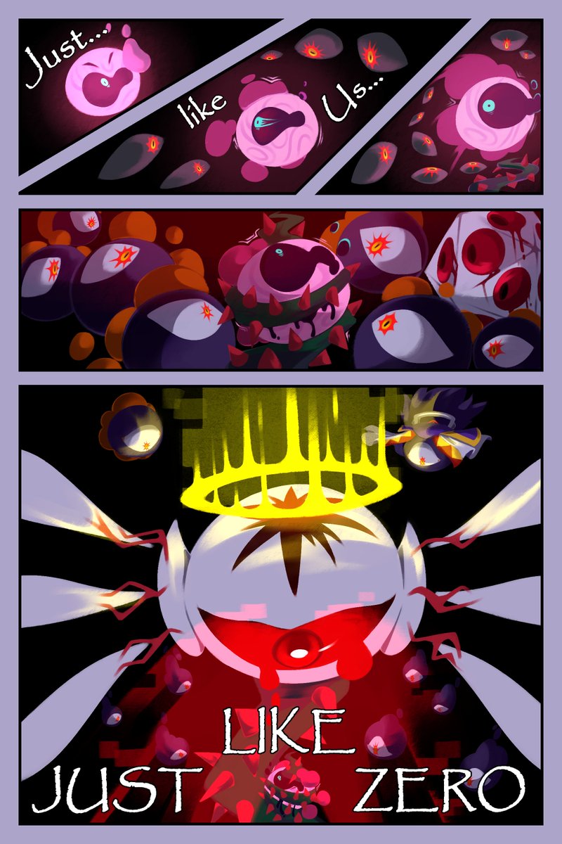 the_mad_fanatic's tweet photo. The Truth Pages 9 &amp; 10
Just like us...👁️
#KirbyStarAllies #kirbyfanart #Kirby #void #VoidTermina #Comic #NintendoSwitch #Nintendo #zerotwo https://t.co/oYG12HxCkb