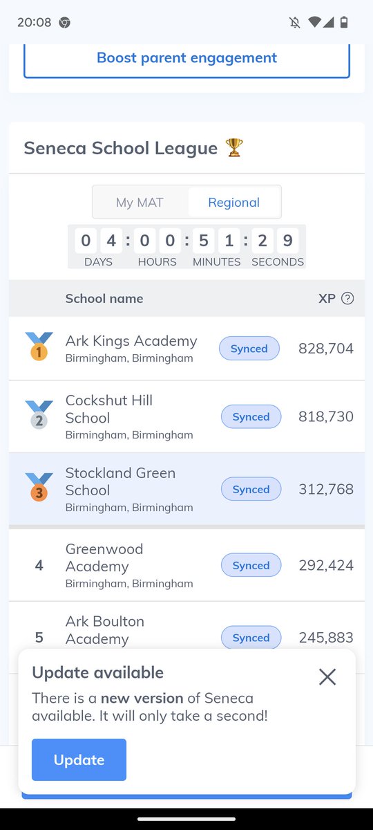 Top 3 in Birmingham. So proud of our students.
