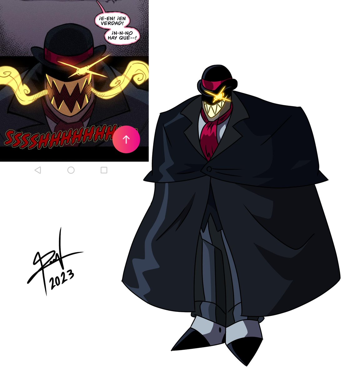 La versión rara del BlackHat que salió en el cómic de 'Atraco arriesgado' ♦️♠️♥️♣️🧐🎩

#atracoarriesgado #BlackHat #Villainous #villanos #art #digitalart