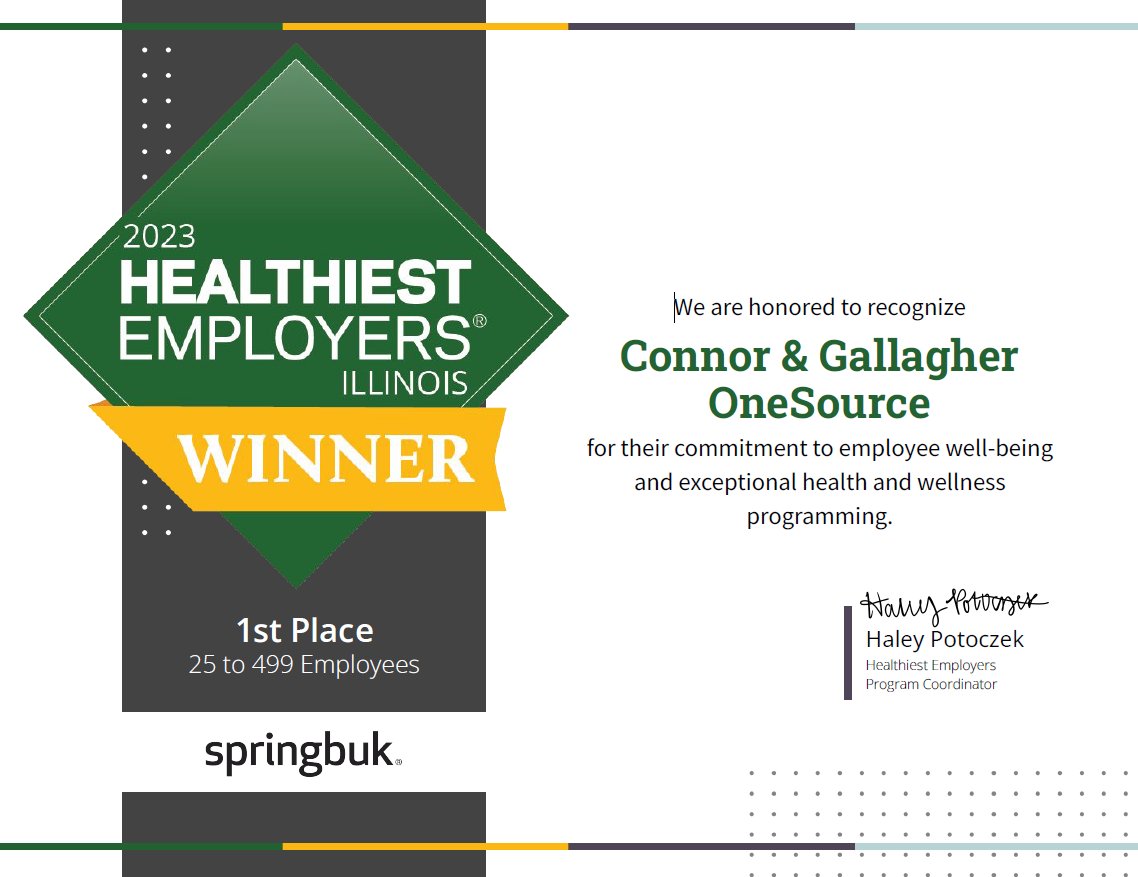 go_cgo's tweet photo. CGO claimed the top spot in the 25-499 Employees category for the Illinois Healthiest Employer Award for 2023!

Huge thanks to our Wellness Manager, Amy Zucchero, for making wellness a priority. Let's continue this journey together towards a brighter, healthier future! https://t.co/xxtYJr7BB5