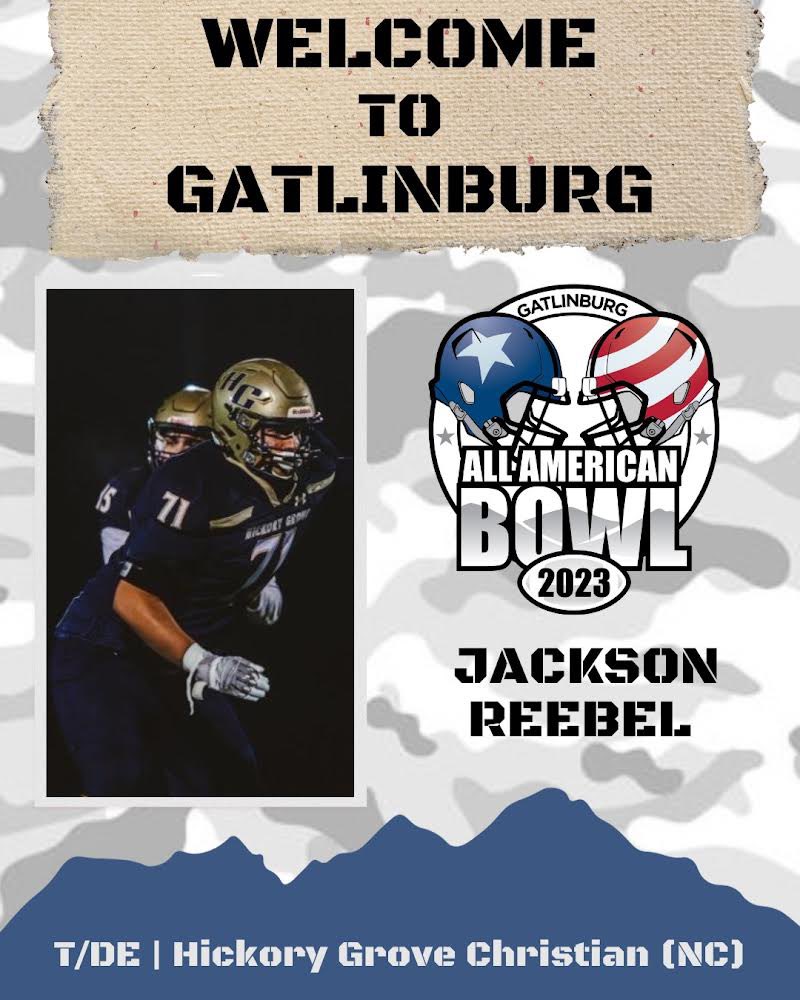 JReebel71's tweet photo. Thanks for the opportunity!
@GatlinburgBowl @HickoryGroveFB @CoachUlassin https://t.co/KIWyBJqtVk