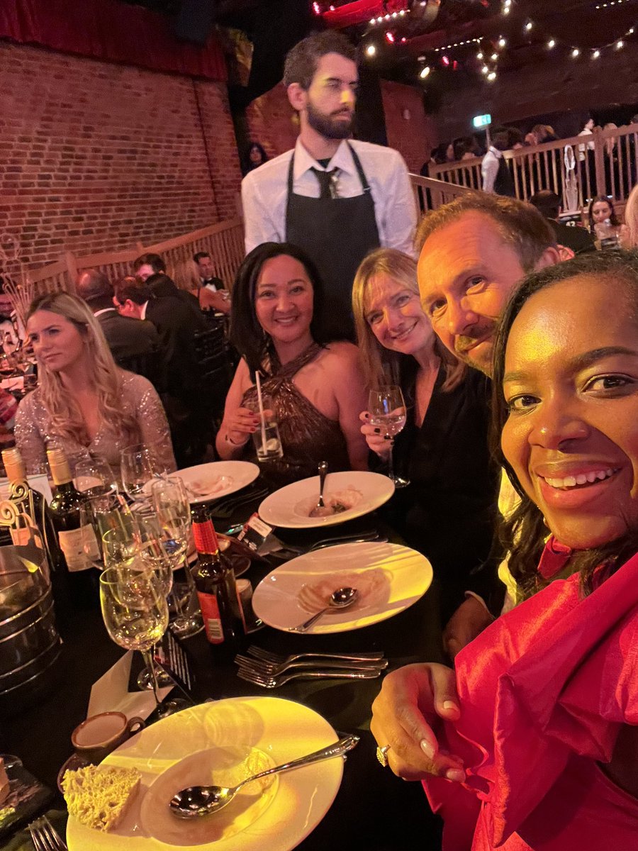 TameshaForrest's tweet image. @neubergerberman celebrating with our #finalist and #allies at the #WIIA23 awards!