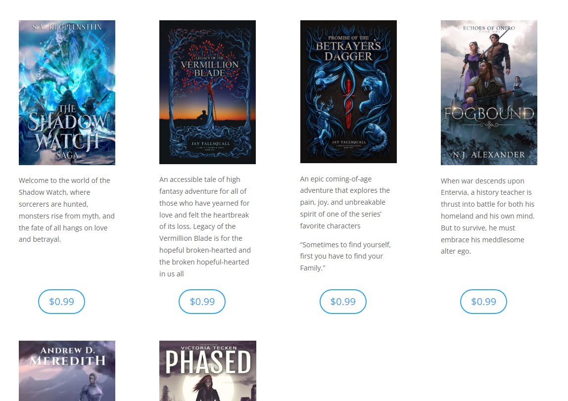 Tallsquall's tweet image. Legacy of the Vermillion Blade and Promise of the Betrayer's Dagger are both a part of the Black Friday Indie Book Sale hosted by @TAbdalla! Be sure to check all the amazing titles while shopping this weekend!