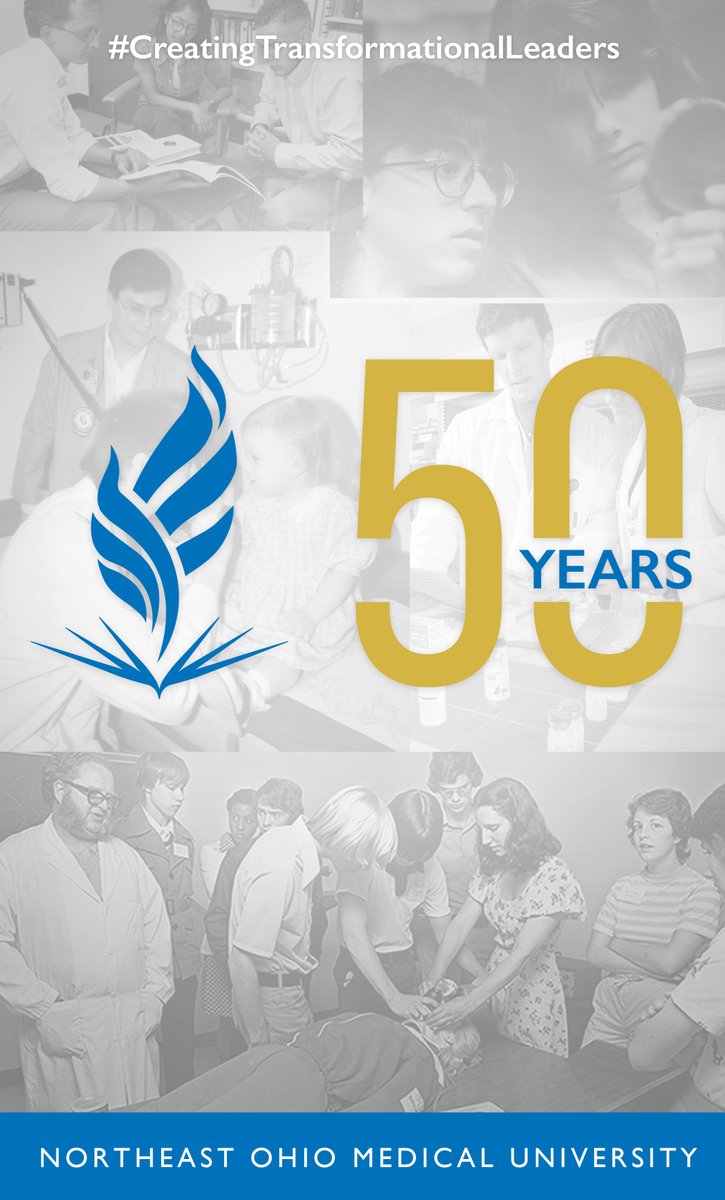 BLUE & WHITE | Celebrating 50 years of Northeast Ohio Medical University!

@NEOMEDedu is committed to training the next generation of physicians, pharmacists, and health researchers. 
#CreatingTransformationalLeaders #ThisIsNEOMED

Learn more at neomed.edu