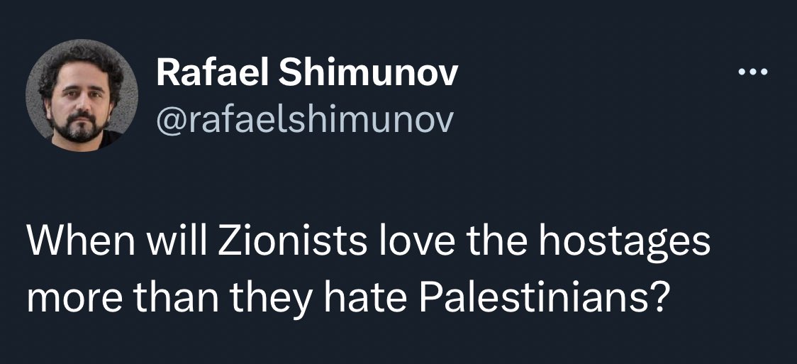 The murdered raped and kidnapped came from an area of folks who worked, lived, and loved their Palestinian neighbors. And they are our families and friends. We’ve been agonizing for weeks so you can get goy validation and some likes on an app. Disgraceful!