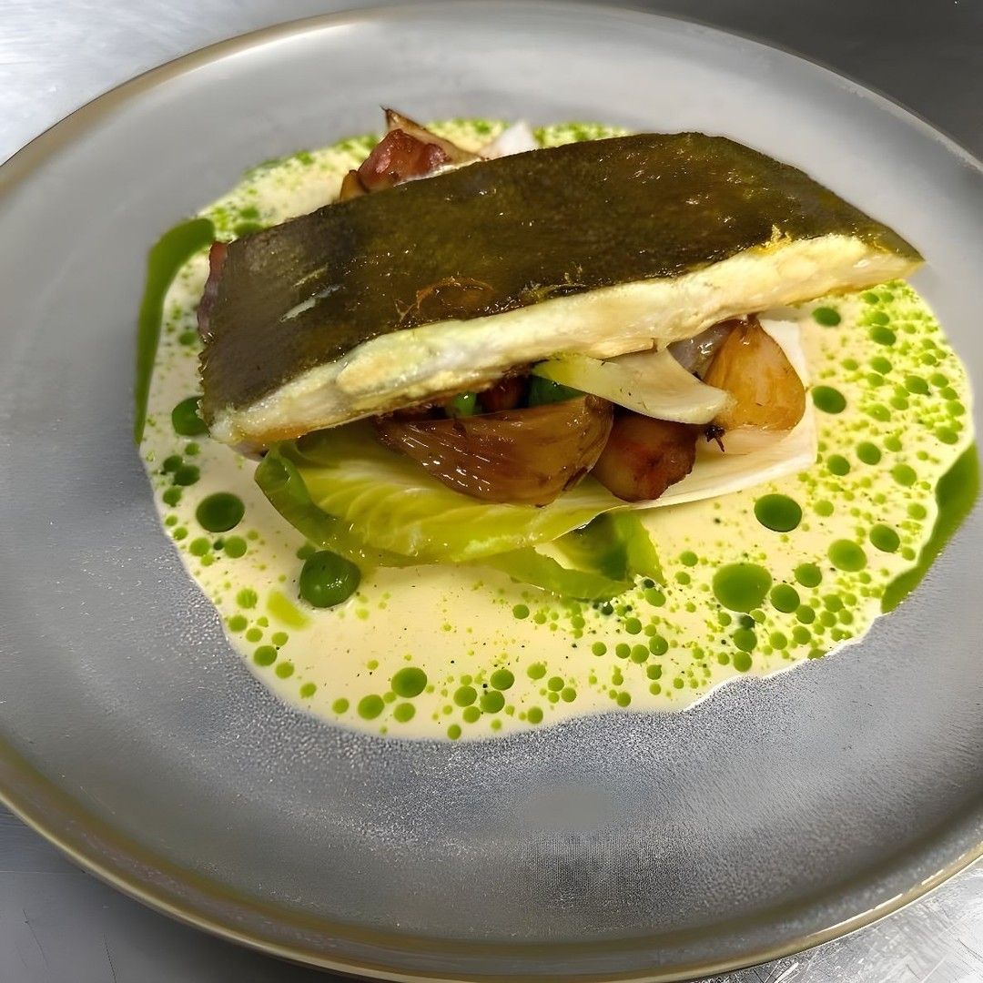 This week's Lunch for Less features the delicious 
Roasted Cornish plaice, sautéed chicory, peas &amp; smoked bacon, fishbone &amp; verjus sauce 

Our Lunch for Less will be taking a break during December so get it while you can!
£24 for 2 courses and £29 for 3 courses Monday to Friday.