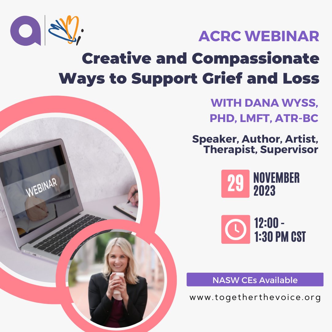 With mental well-being, the research indicates that we sometimes miss, or misunderstand, unresolved or complicated grief and loss, which can be heightened during the holiday season. Join ACRC to learn ways to support others and ourselves. 💕

Register:
members.togetherthevoice.org/event-5472052