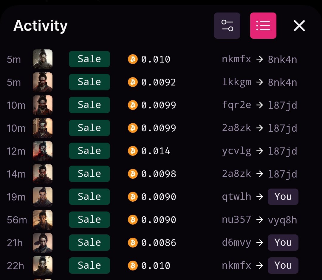 yin__69__yang's tweet photo. when @YokaiAvengers say
💎💎1 Yokai >> 1 BTC 💎💎
they believe in it😈
To have something you have to believe in it 🤑
10 sell in one day and also maybe more🔥
now floor is sweeping to the 0.01 BTC
and trust me,we haven't even begining ⚔️
#Ordinals 
#YokaiAvengers https://t.co/AJChI2ENhs