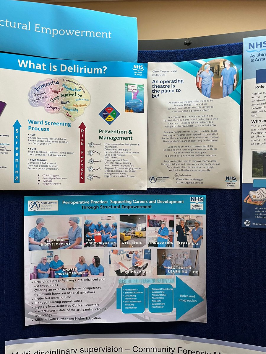 Fantastic day yesterday presenting at our first NMAHP Event! #AANMAHPLearningfromExcellence23 Amazing work showcased from all our colleagues across NHS Ayrshire & Arran! Roll on day 2 tomorrow! #NHSAAA #oneteamonepurpose #UHC #UHA