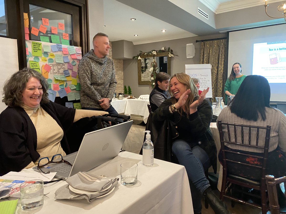 Tamarack_Inst's tweet photo. Yesterday marked the first day of Tamarack's annual team gathering! 🎉 We are so grateful to connect in person, embodying the concept of community we passionately advocate for. #TeamGathering #TeamBuilding #SystemsChange #EndingPoverty #YouthFutures #ClimateTransitions https://t.co/hXZZdpMkRq