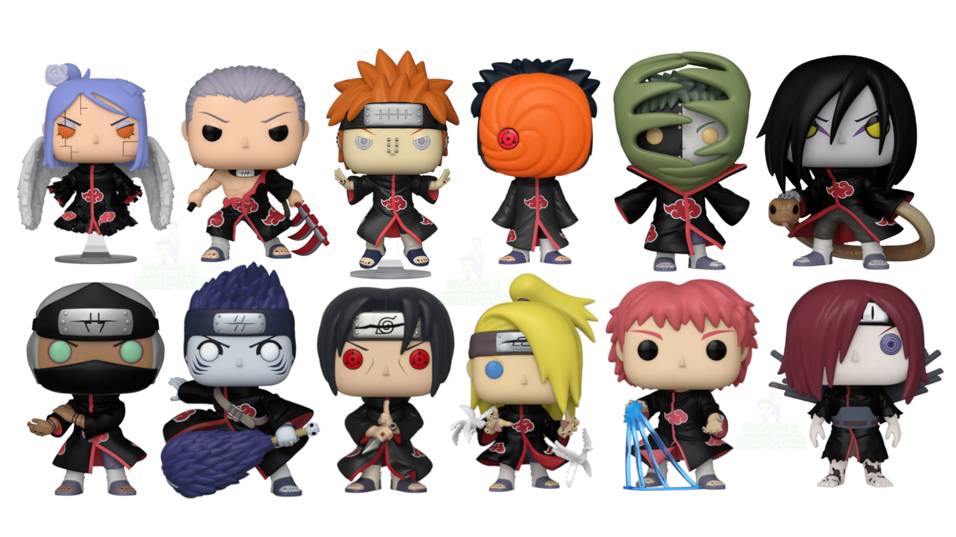 SkittleRampage on X: Here are all of your Akatsuki Member Funko Pops!  Which is your favorite? - #funko #funkopop #funkopopcollection #funkoaddict  #funkopops #funkocollector #funkofamily #anime #manga #Naruto  #narutoshippuden #akatsuki