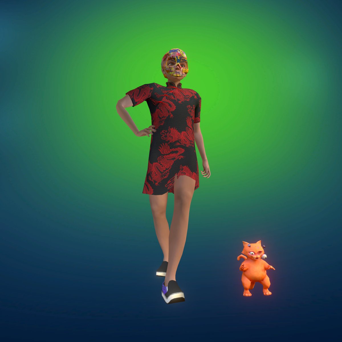 Jumping into an artsy adventure with <a href="/UtopiaAvatars/">Utopia Avatars</a> , full of fun and creative vibes! 🎨✨This is the 3D file of my favorite avatar with a sassy attitude and her cat 🐈 #UtopiaDigi. Don't forget that this fine art is created by <a href="/RichardOrlinski/">Richard Orlinski</a>, the well-known French artist! 🧑‍🎨