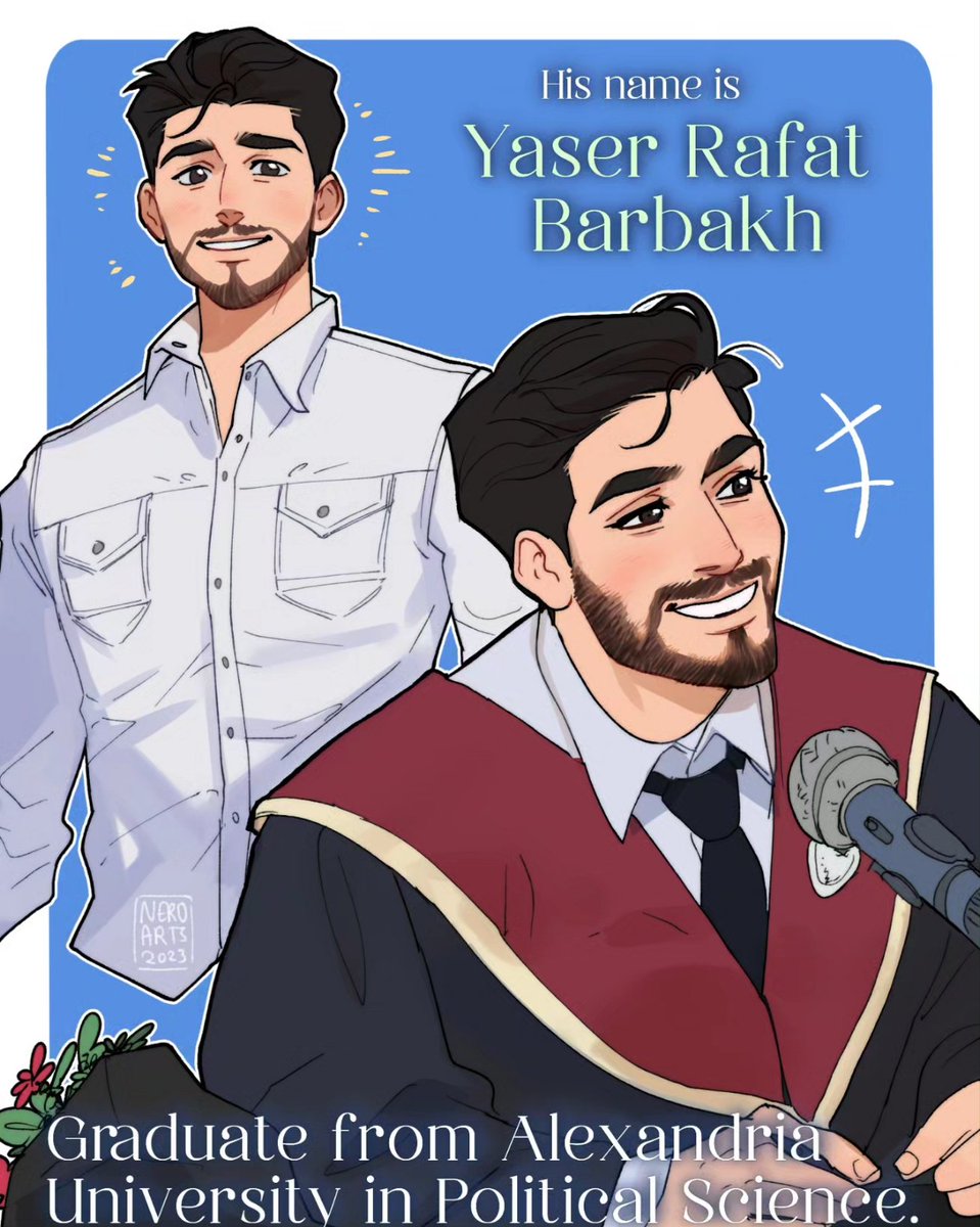 nero_arts_'s tweet photo. Say his name: Yaser Rafat Barbakh
1/3 https://t.co/Qd1O4lnMsX