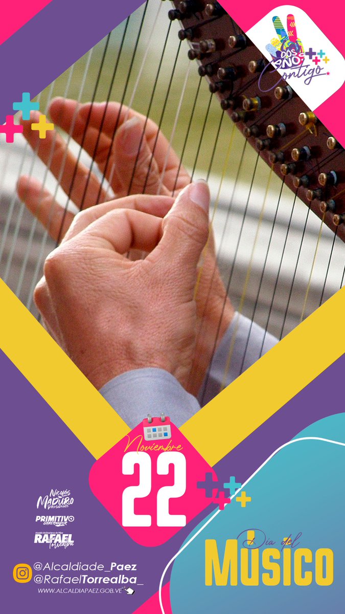 #22NOV Día Internacional de la Músico, una fecha para resaltar el talento creador de todos los artistas que con la música contribuyen al crecimiento de la cultura, acompañan y alegran la vida de quienes disfrutan de su arte ¡Feliz Día! 🎶🎼🎵 #Efemérides