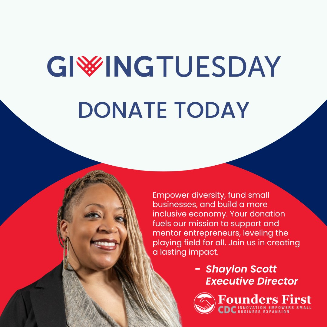 Join us in making a difference for #GivingTuesday! Your support fuels our mission to build an inclusive economy for diverse founders nationwide. 🌟 Donate Today: ff-cdc.org/3GaHwXZ #EmpowerEntrepreneurs #InclusiveEconomy #SupportSmallBiz #DiversityInBusiness